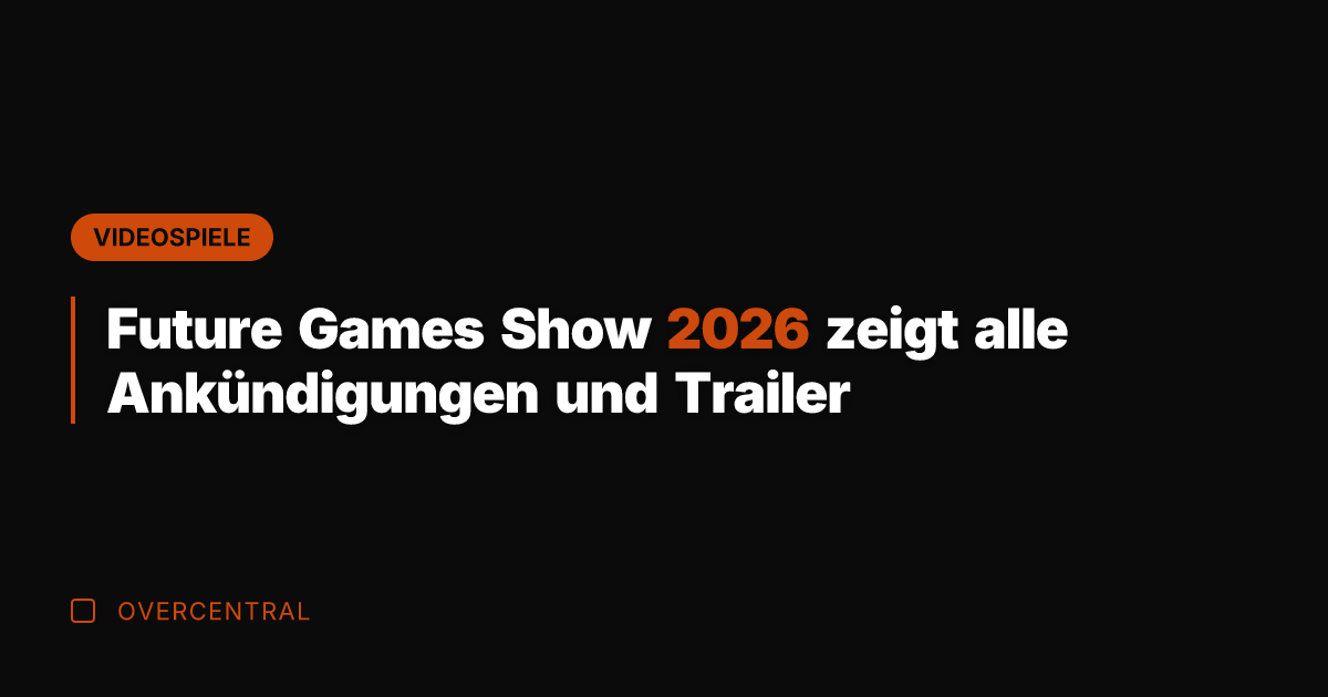 Future Games Show 2026 zeigt alle Ankündigungen und Trailer
