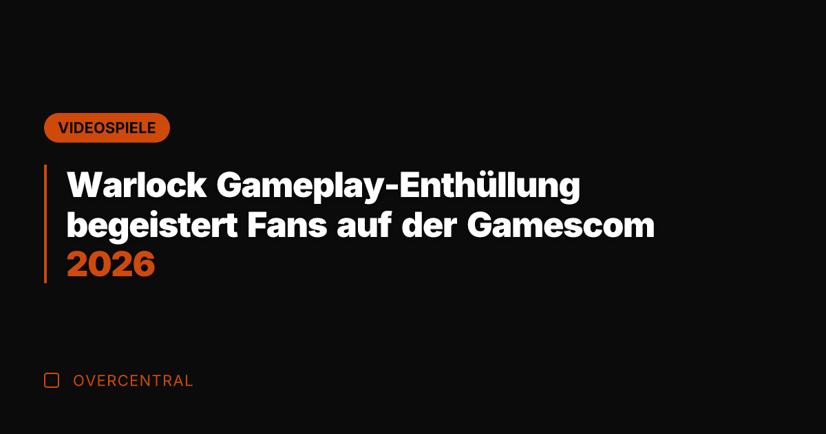 Warlock Gameplay-Enthüllung begeistert Fans auf der Gamescom 2026