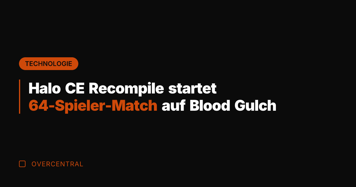 Halo CE Recompile startet 64-Spieler-Match auf Blood Gulch