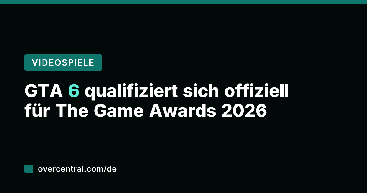 GTA 6 qualifiziert sich offiziell für The Game Awards 2026