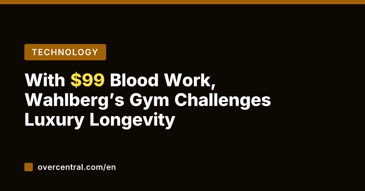 With  Blood Work, Wahlberg's Gym Challenges Luxury Longevity