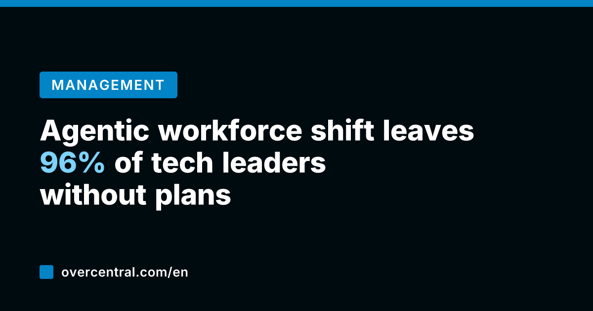 Agentic workforce shift leaves 96% of tech leaders without plans