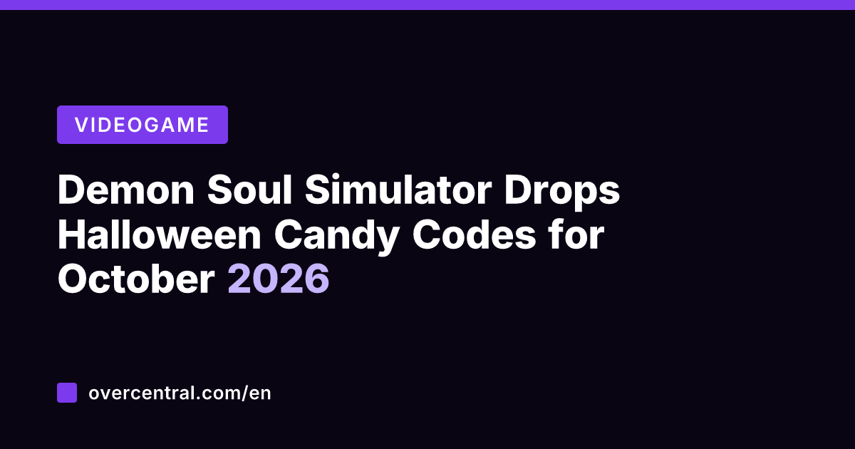 Demon Soul Simulator Drops Halloween Candy Codes for October 2026
