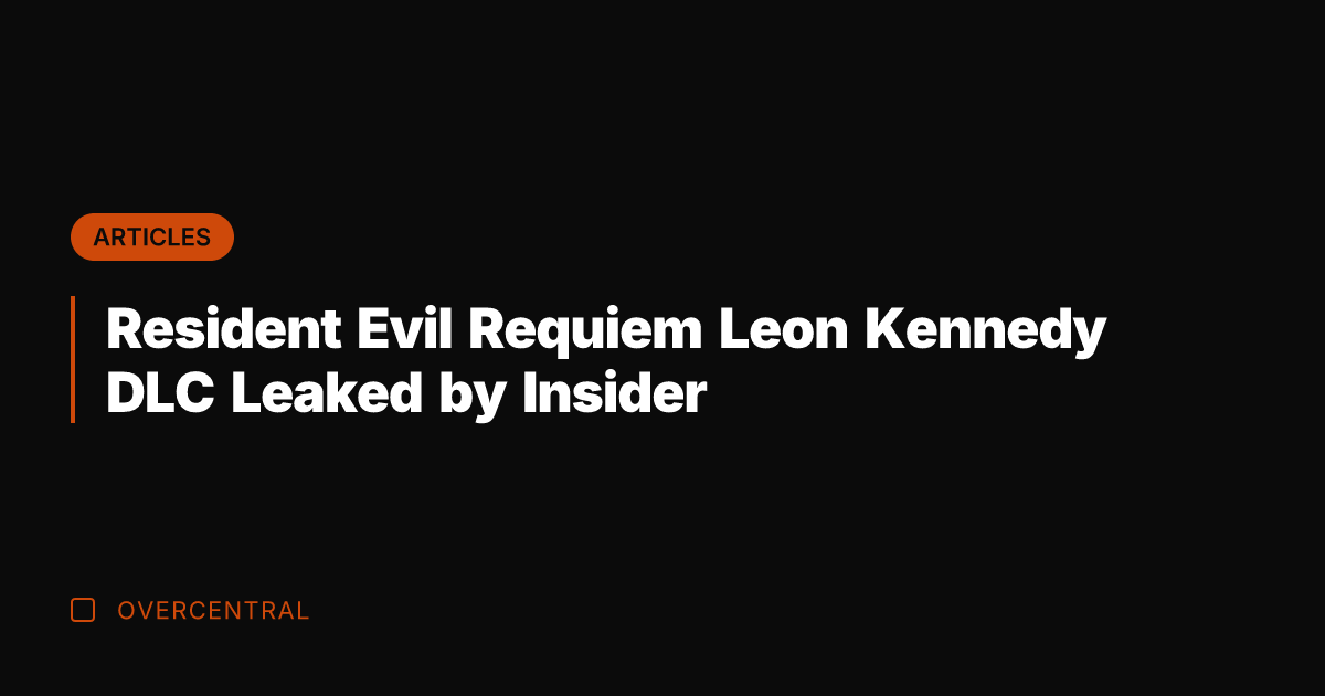 Resident Evil Requiem Leon Kennedy DLC Leaked by Insider