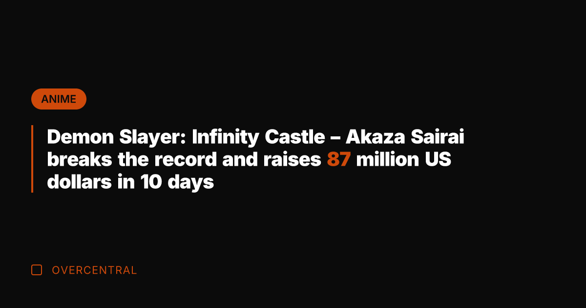 Demon Slayer: Infinity Castle - Akaza Sairai breaks the record and raises