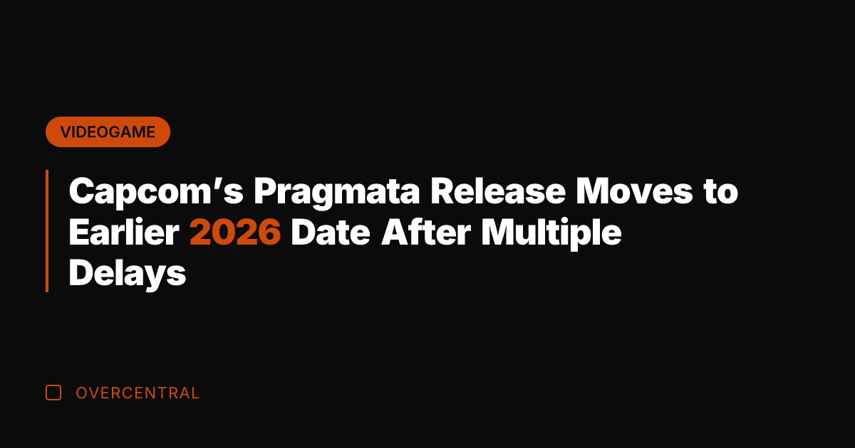 Capcom's Pragmata Release Moves to Earlier 2026 Date After Multiple Delays
