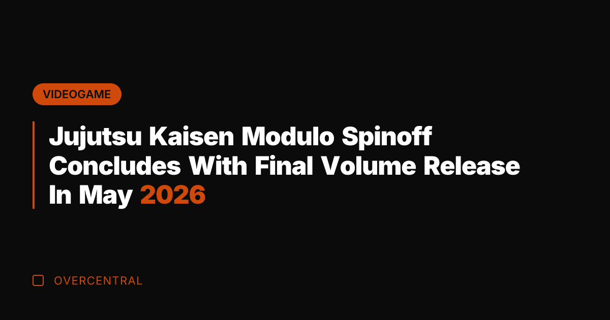 Jujutsu Kaisen Modulo Spinoff Concludes With Final Volume Release In May 2026