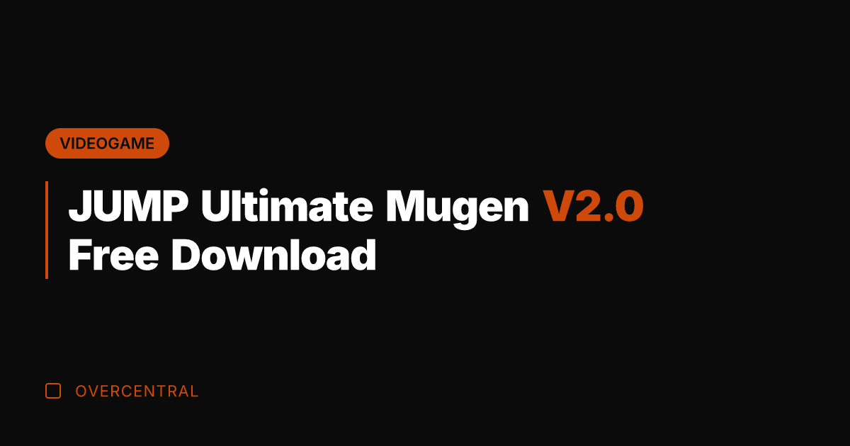 JUMP Ultimate Mugen V2.0 Free Download