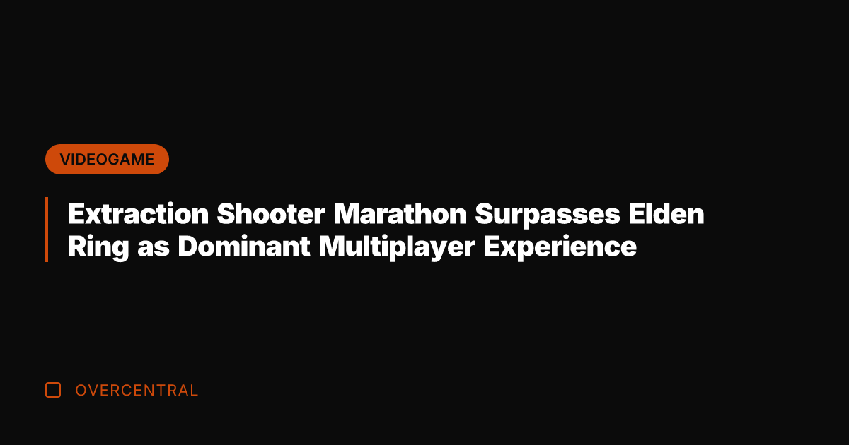 Extraction Shooter Marathon Surpasses Elden Ring as Dominant Multiplayer Experience