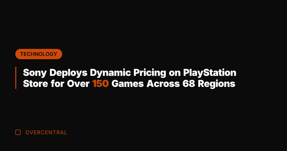 Sony Deploys Dynamic Pricing on PlayStation Store for Over 150 Games Across