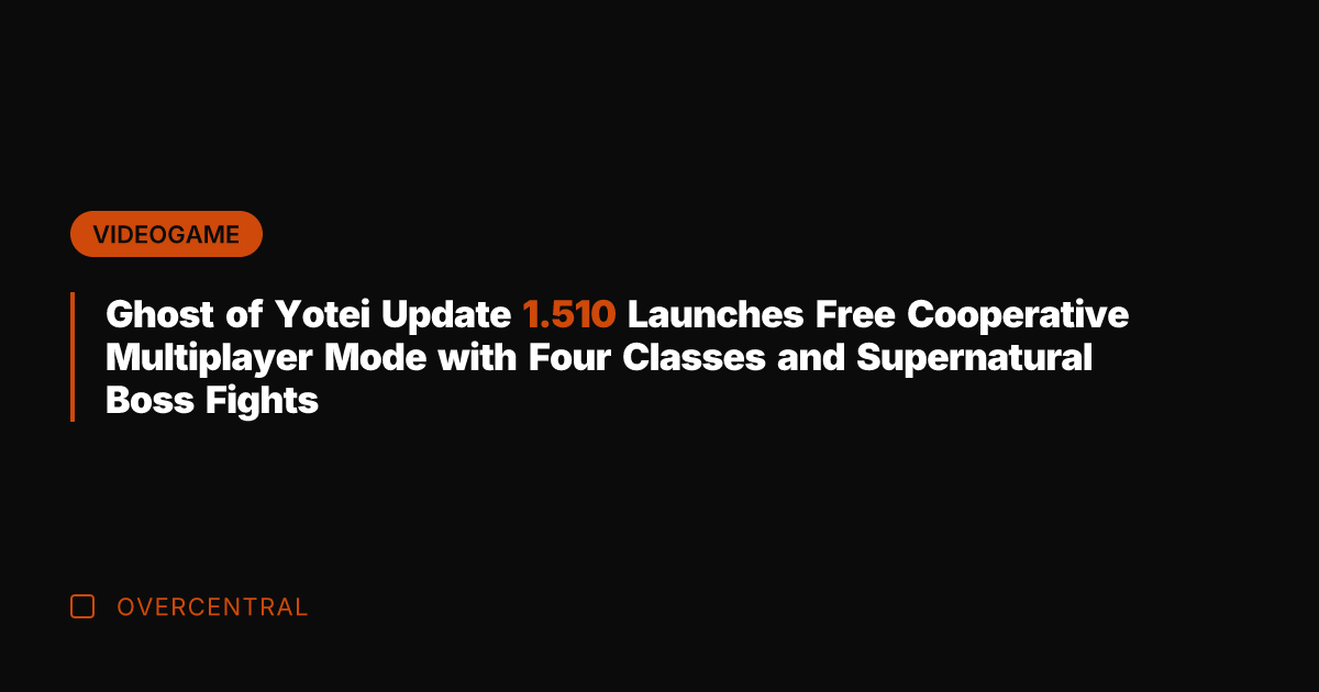Ghost of Yotei Update 1.510 Launches Free Cooperative Multiplayer Mode with Four