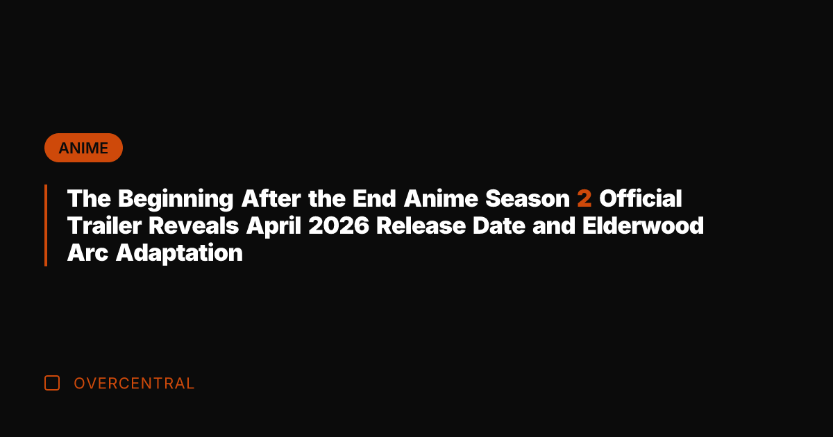 The Beginning After the End Anime Season 2 Official Trailer Reveals April