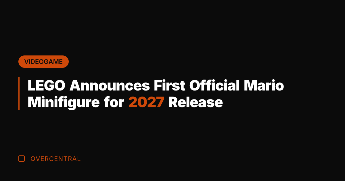 LEGO Announces First Official Mario Minifigure for 2027 Release