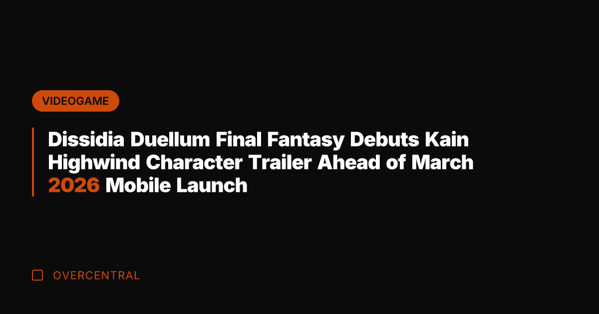 Dissidia Duellum Final Fantasy Debuts Kain Highwind Character Trailer Ahead of March