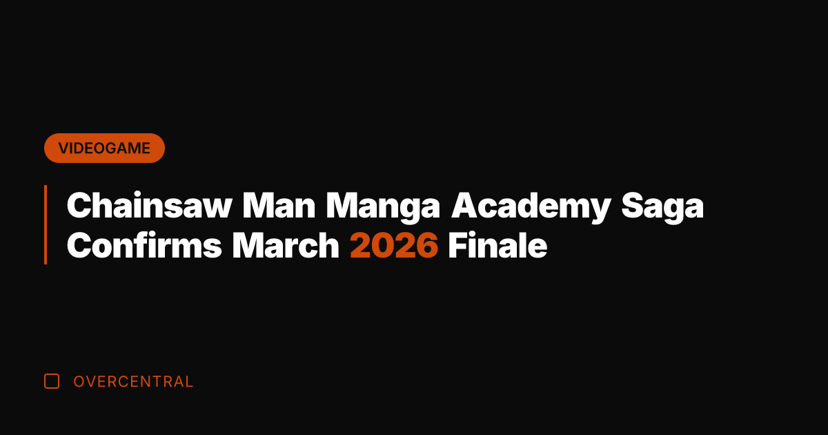 Chainsaw Man Manga Academy Saga Confirms March 2026 Finale