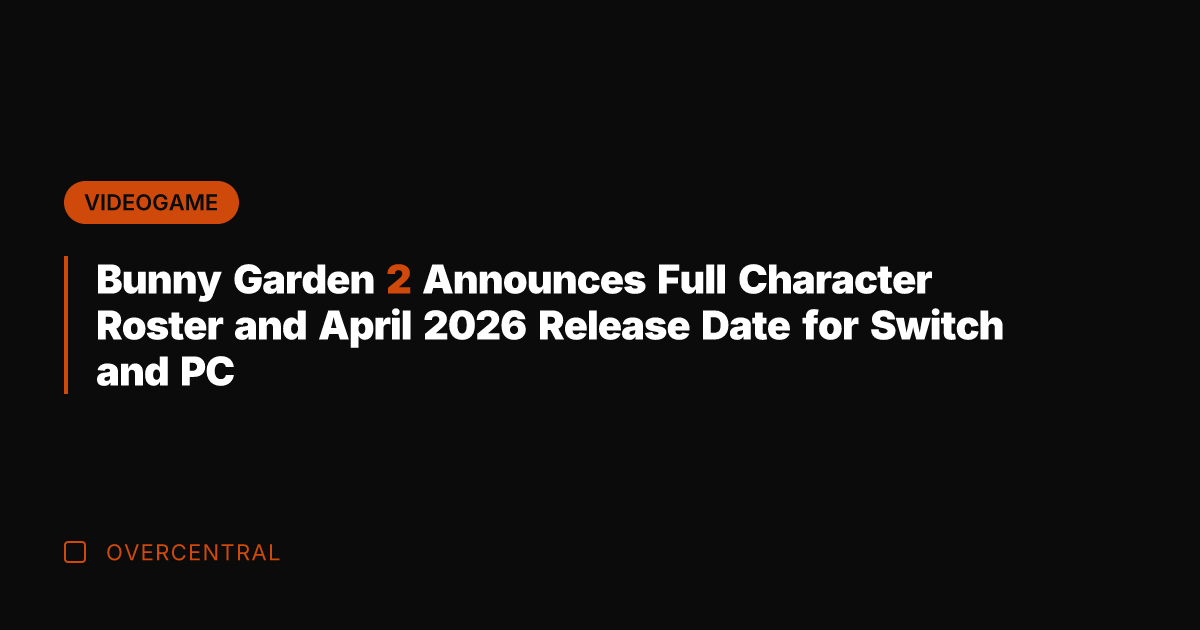 Bunny Garden 2 Announces Full Character Roster and April 2026 Release Date