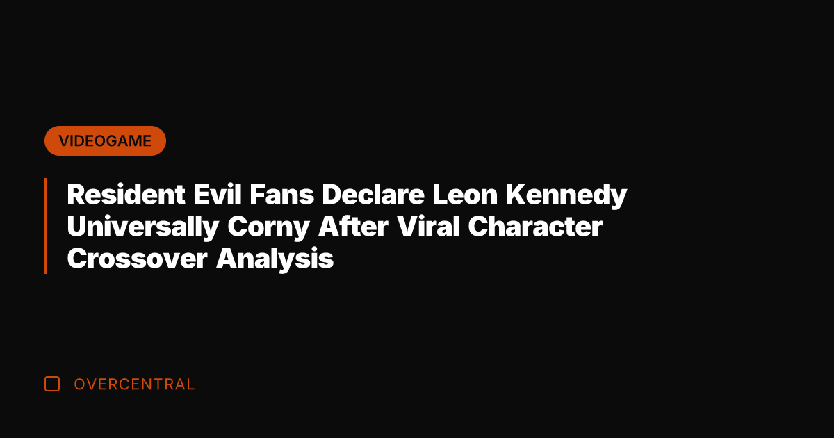 Resident Evil Fans Declare Leon Kennedy Universally Corny After Viral Character Crossover