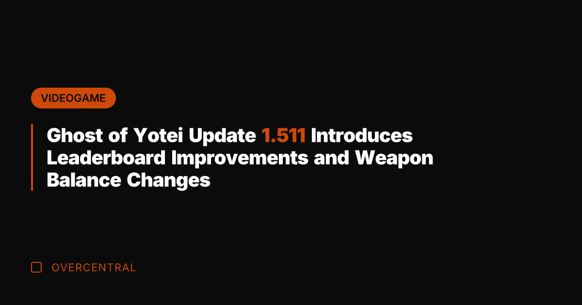 Ghost of Yotei Update 1.511 Introduces Leaderboard Improvements and Weapon Balance Changes