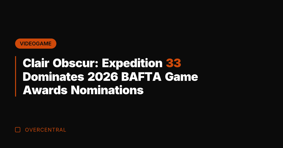 Clair Obscur: Expedition 33 Dominates 2026 BAFTA Game Awards Nominations