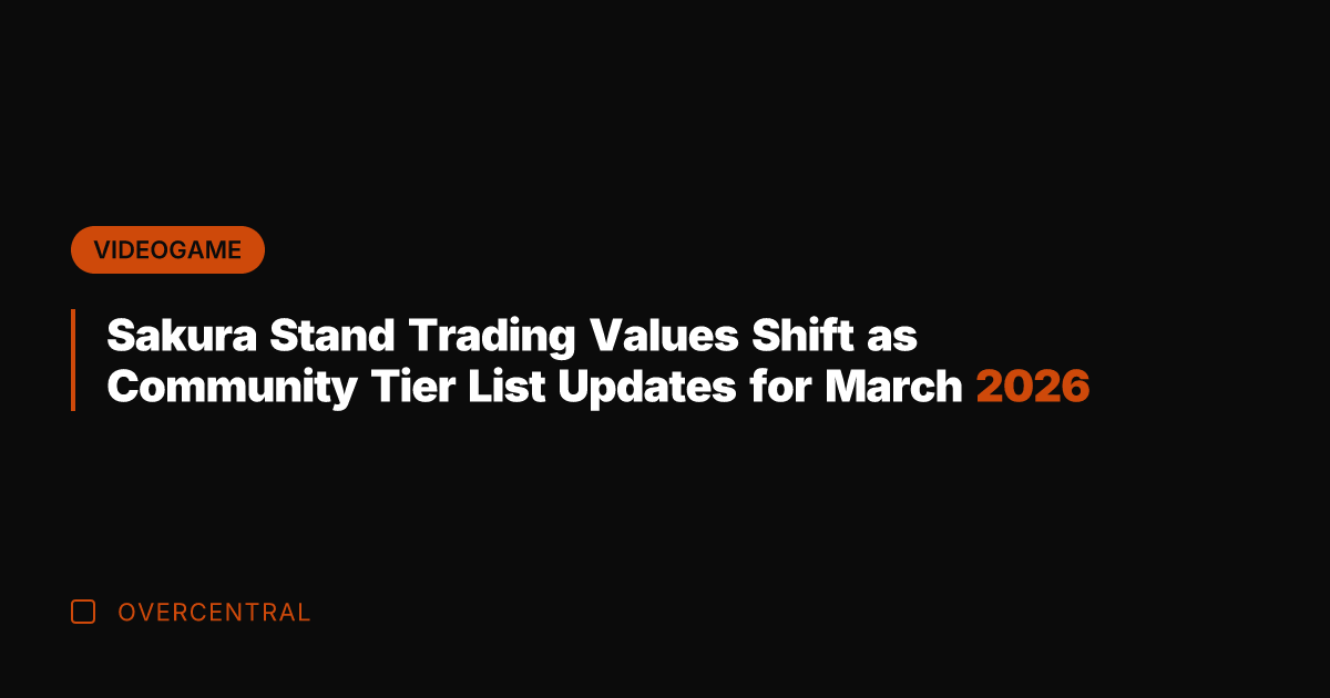 Sakura Stand Trading Values Shift as Community Tier List Updates for March