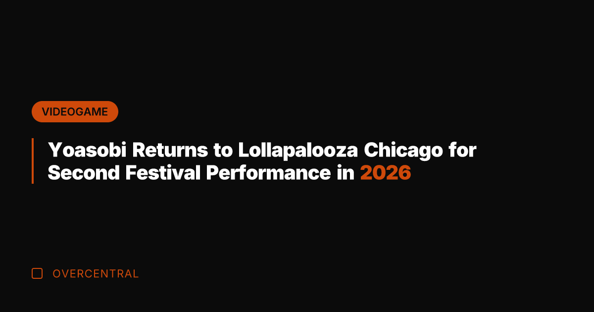 Yoasobi Returns to Lollapalooza Chicago for Second Festival Performance in 2026
