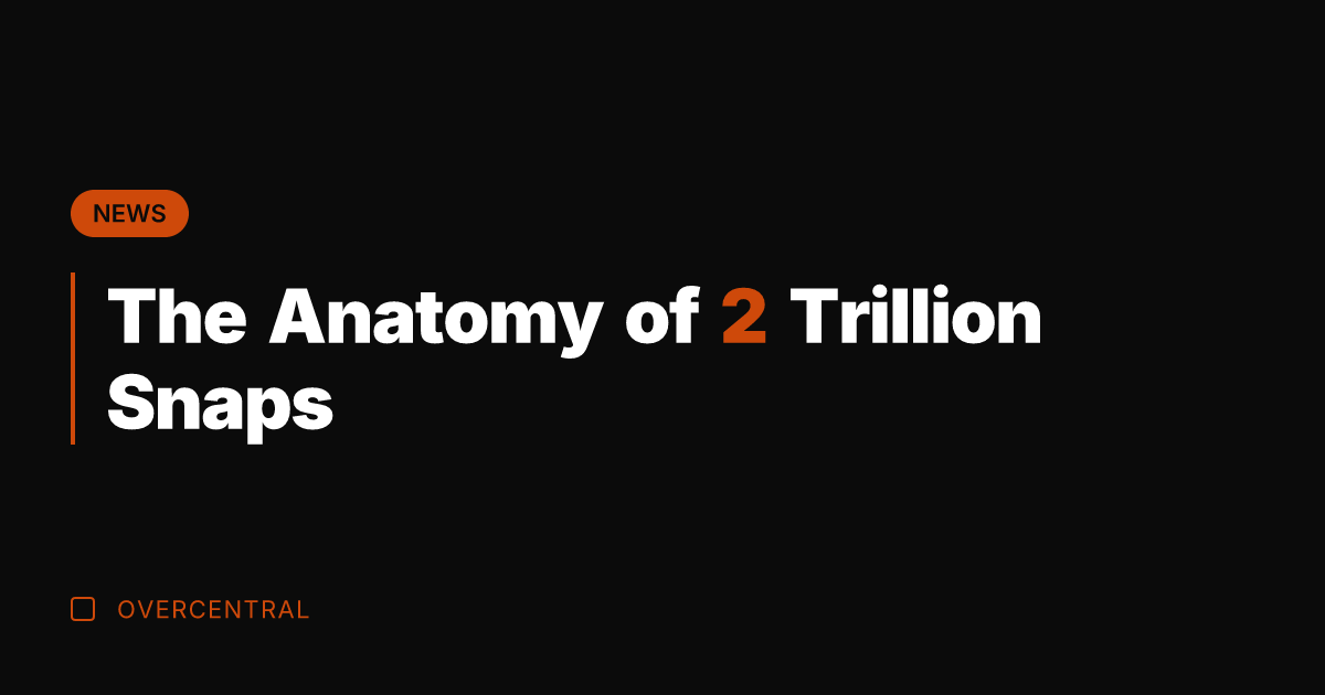 The Anatomy of 2 Trillion Snaps