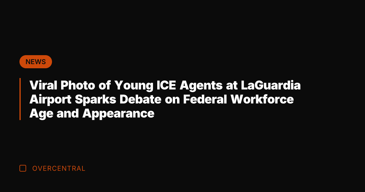 Viral Photo of Young ICE Agents at LaGuardia Airport Sparks Debate on