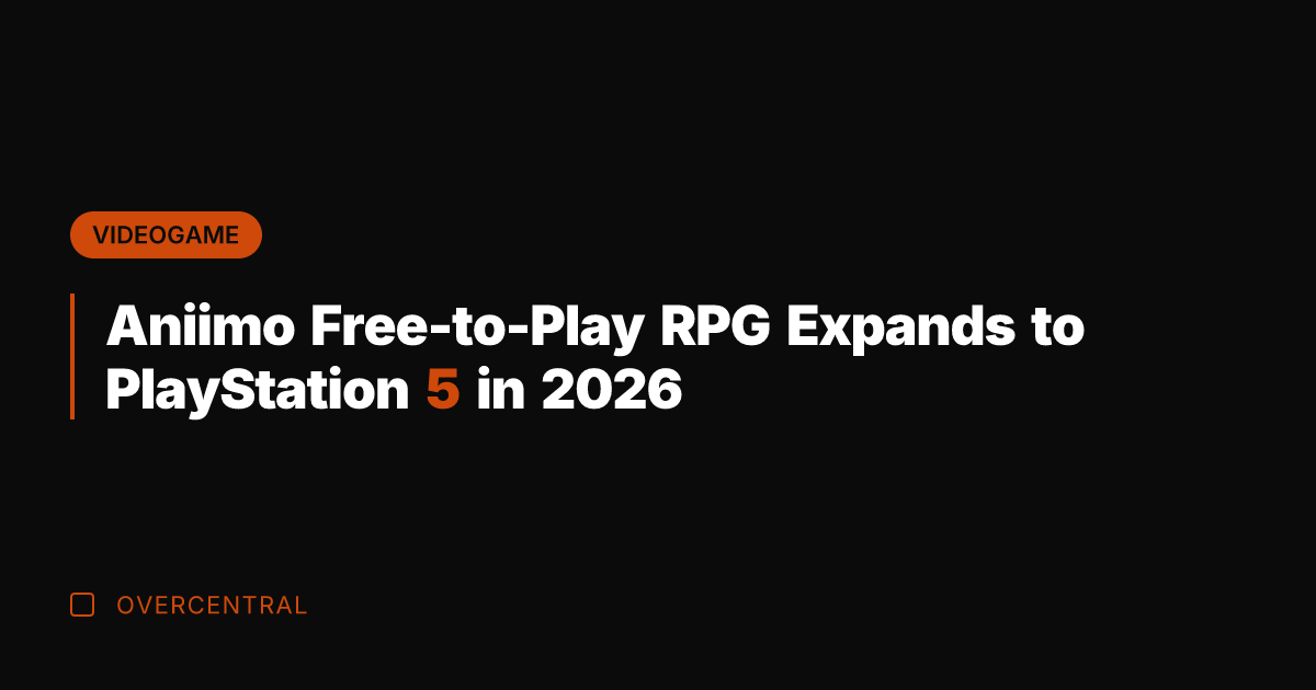 Aniimo Free-to-Play RPG Expands to PlayStation 5 in 2026