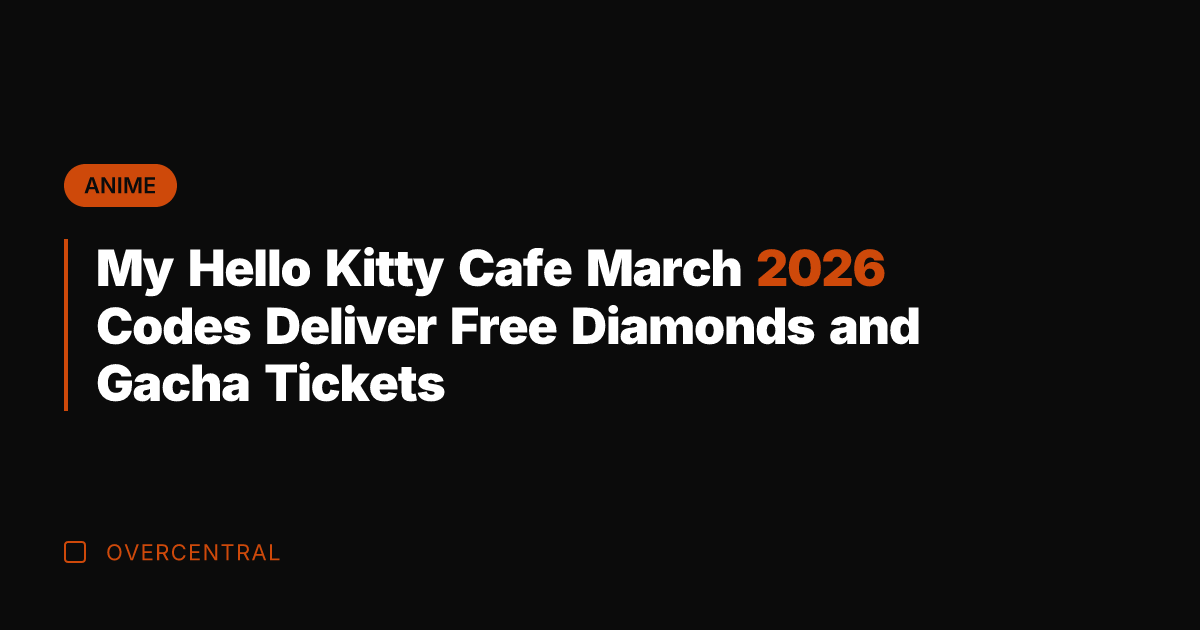 My Hello Kitty Cafe March 2026 Codes Deliver Free Diamonds and Gacha