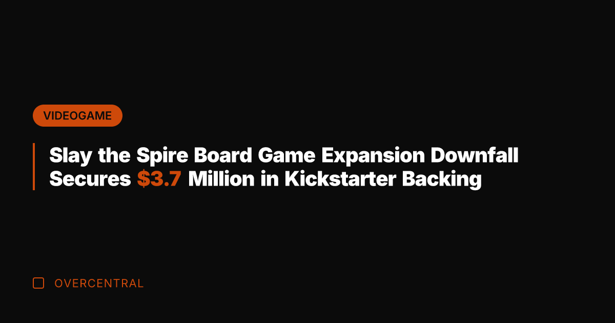 Slay the Spire Board Game Expansion Downfall Secures .7 Million in Kickstarter