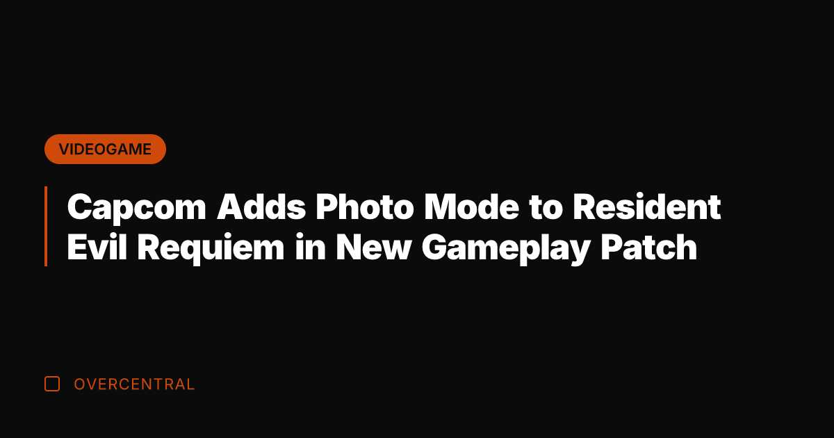 Capcom Adds Photo Mode to Resident Evil Requiem in New Gameplay Patch