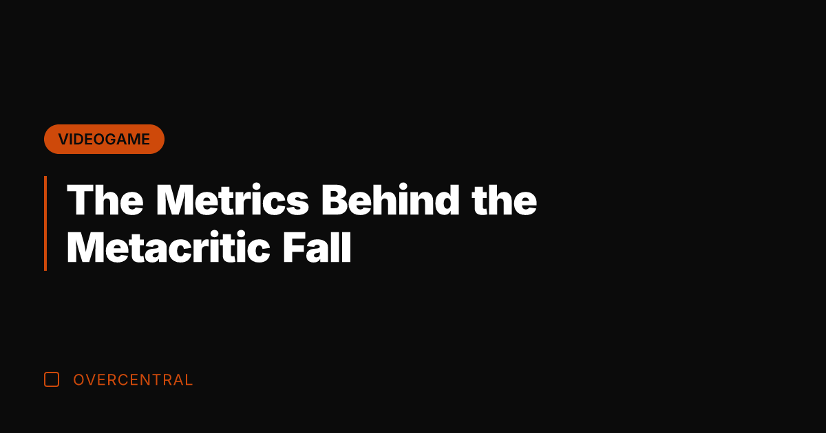 The Metrics Behind the Metacritic Fall