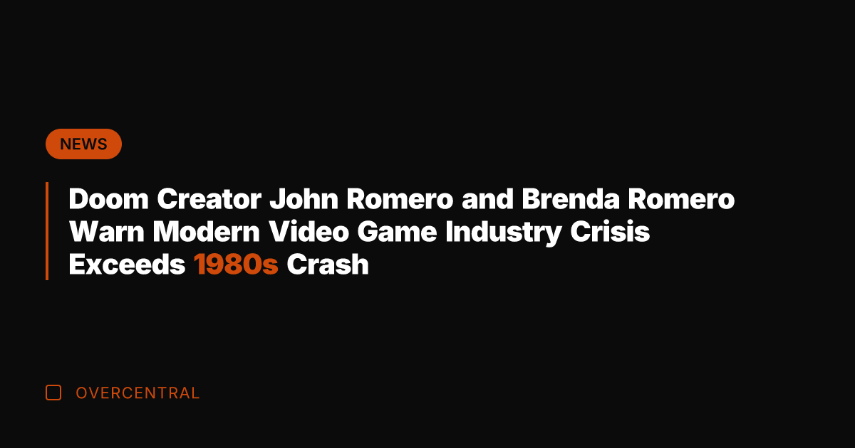 Doom Creator John Romero and Brenda Romero Warn Modern Video Game Industry