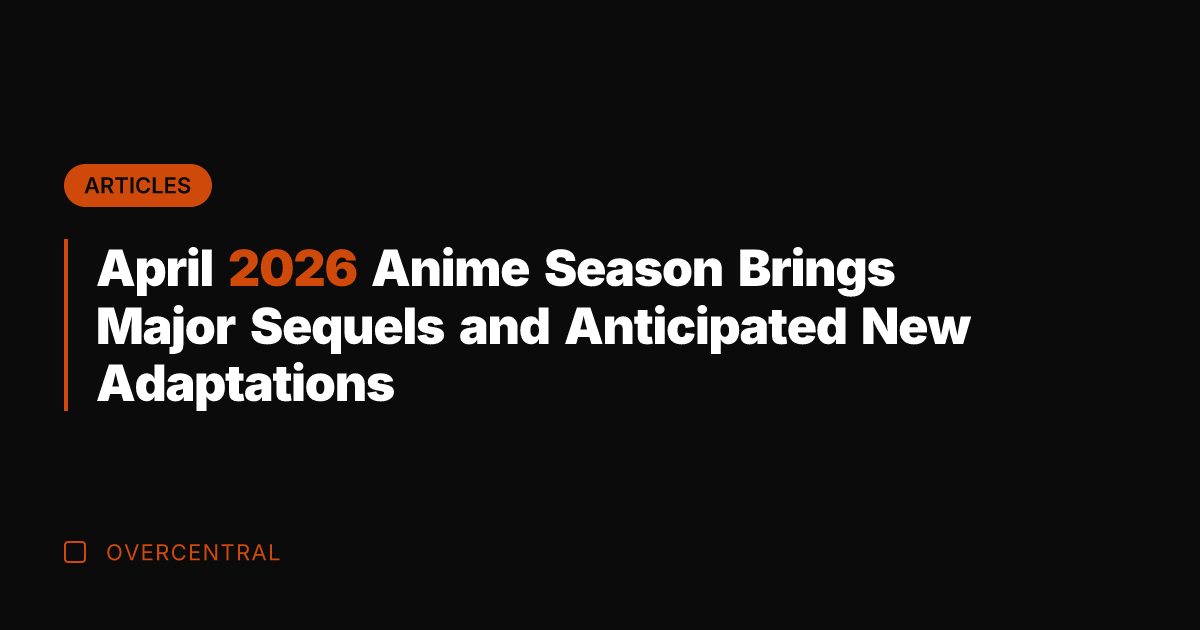 April 2026 Anime Season Brings Major Sequels and Anticipated New Adaptations