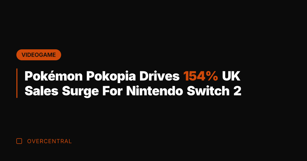 Pokémon Pokopia Drives 154% UK Sales Surge For Nintendo Switch 2