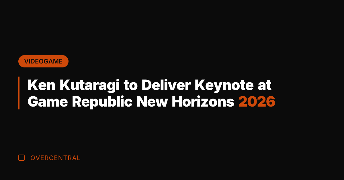 Ken Kutaragi to Deliver Keynote at Game Republic New Horizons 2026