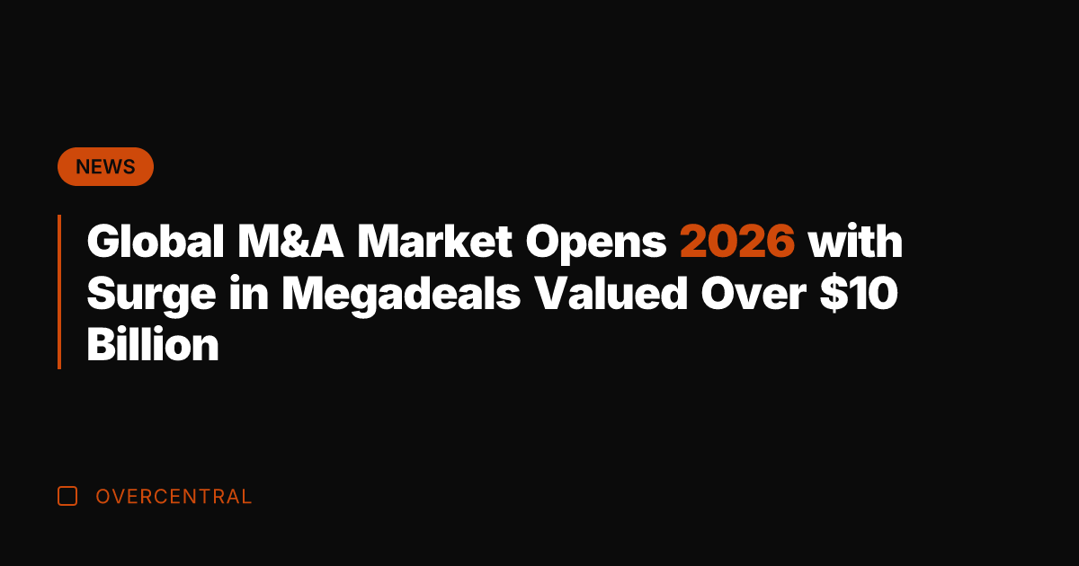 Global M&A Market Opens 2026 with Surge in Megadeals Valued Over 