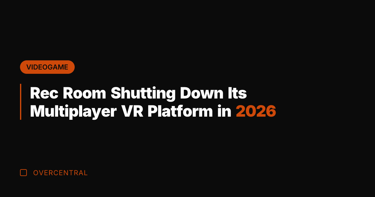 Rec Room Shutting Down Its Multiplayer VR Platform in 2026