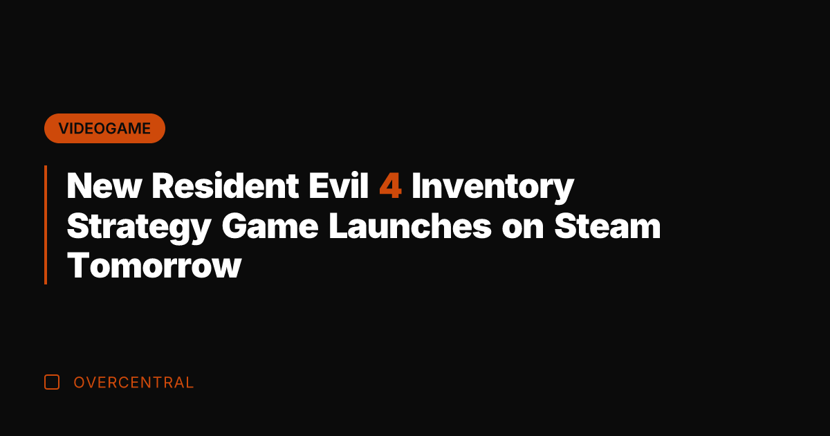 New Resident Evil 4 Inventory Strategy Game Launches on Steam Tomorrow