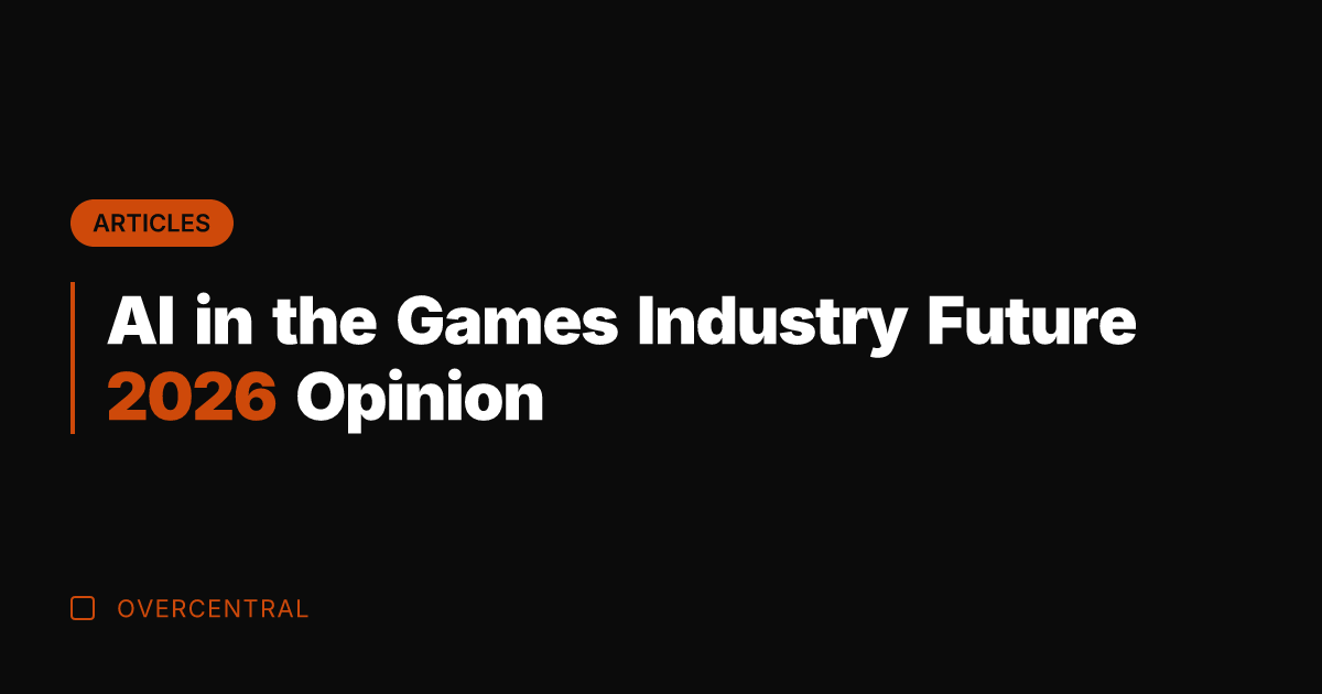 AI in the Games Industry Future 2026 Opinion
