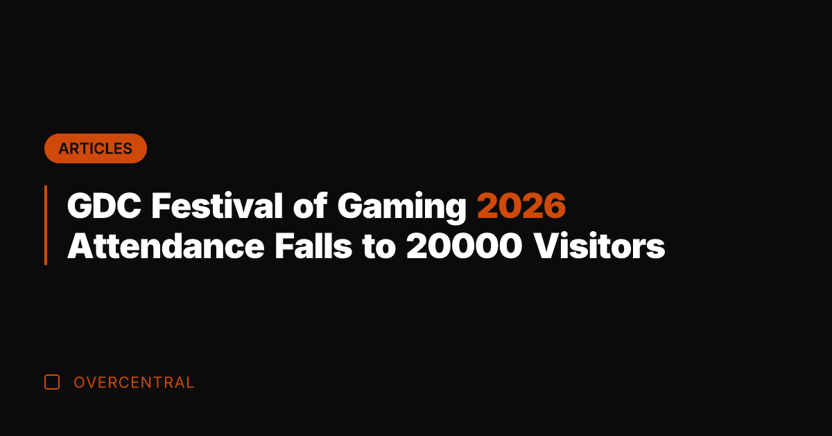 GDC Festival of Gaming 2026 Attendance Falls to 20000 Visitors