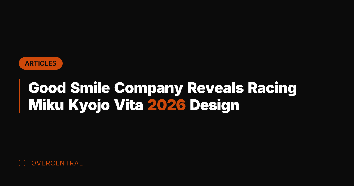 Good Smile Company Reveals Racing Miku Kyojo Vita 2026 Design