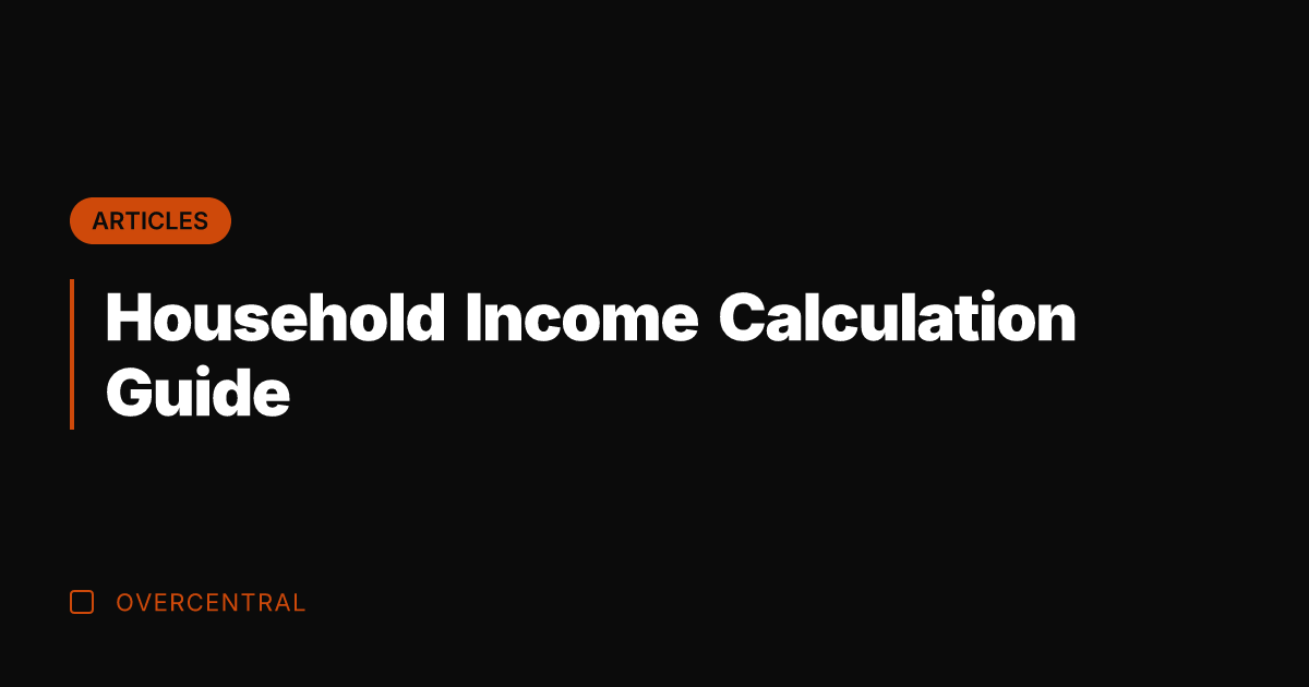Household Income Calculation Guide