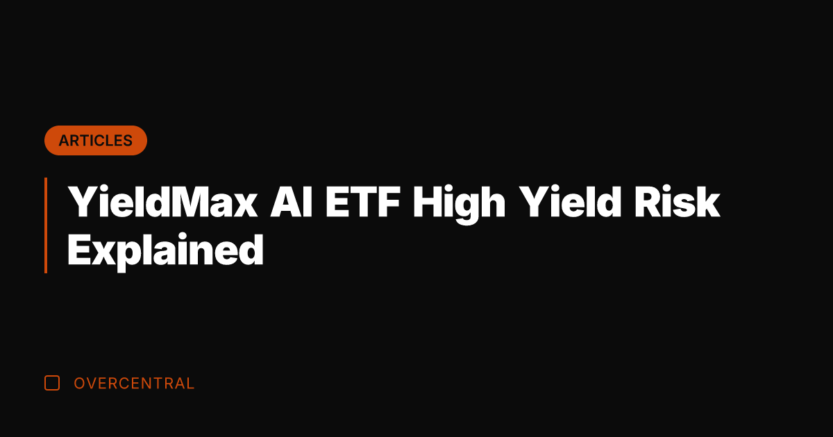YieldMax AI ETF High Yield Risk Explained