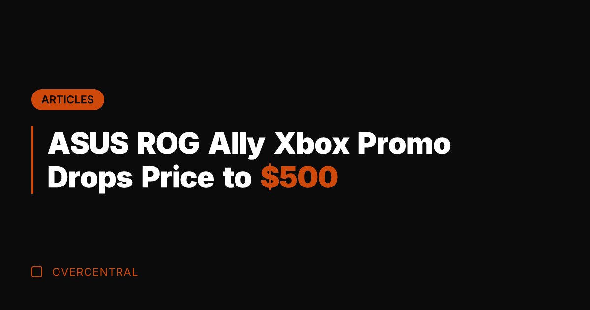 ASUS ROG Ally Xbox Promo Drops Price to 0