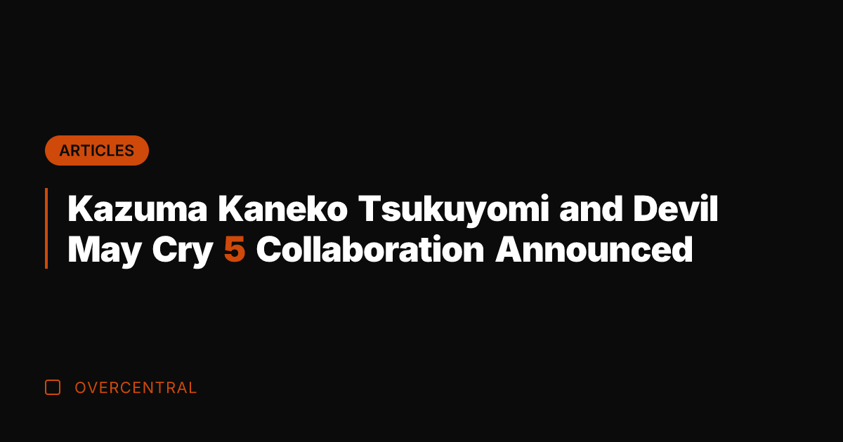 Kazuma Kaneko Tsukuyomi and Devil May Cry 5 Collaboration Announced