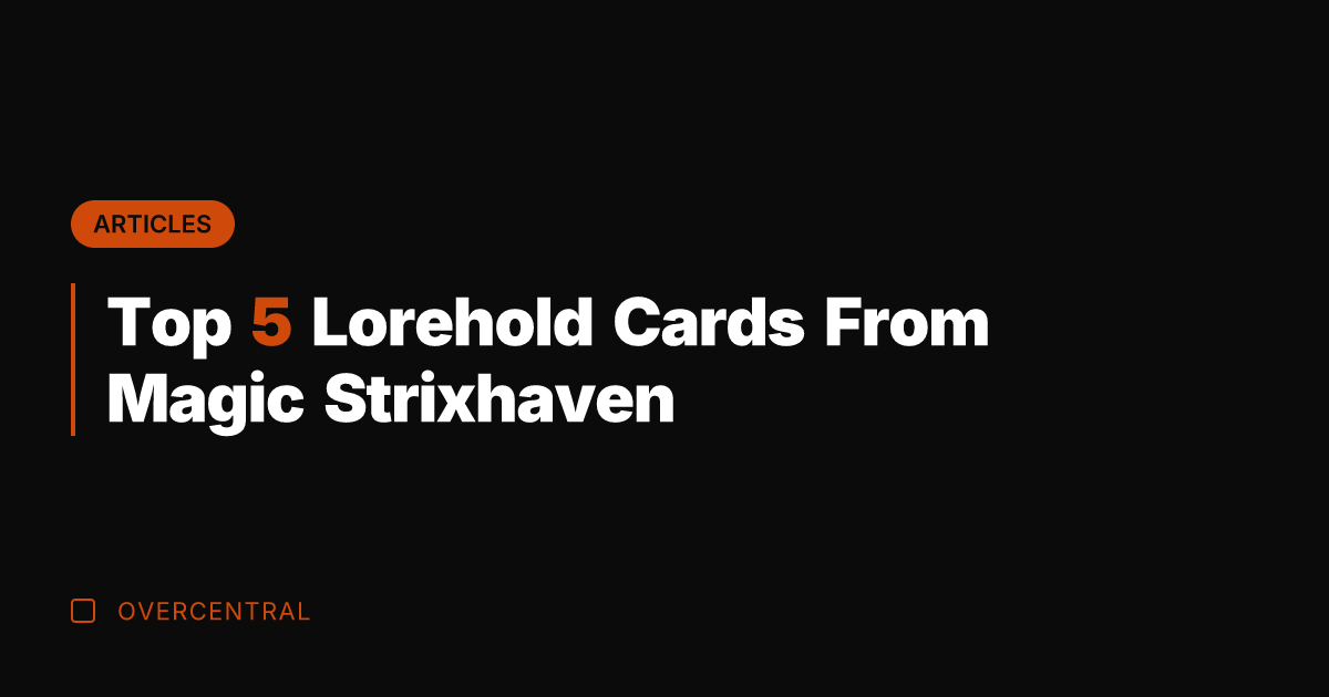 Top 5 Lorehold Cards From Magic Strixhaven