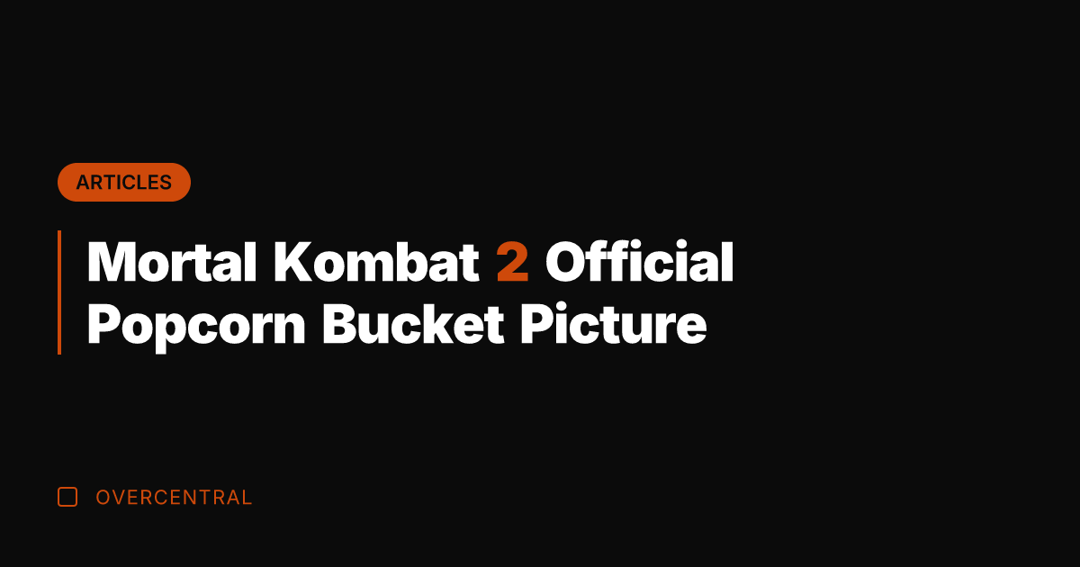 Mortal Kombat 2 Official Popcorn Bucket Picture