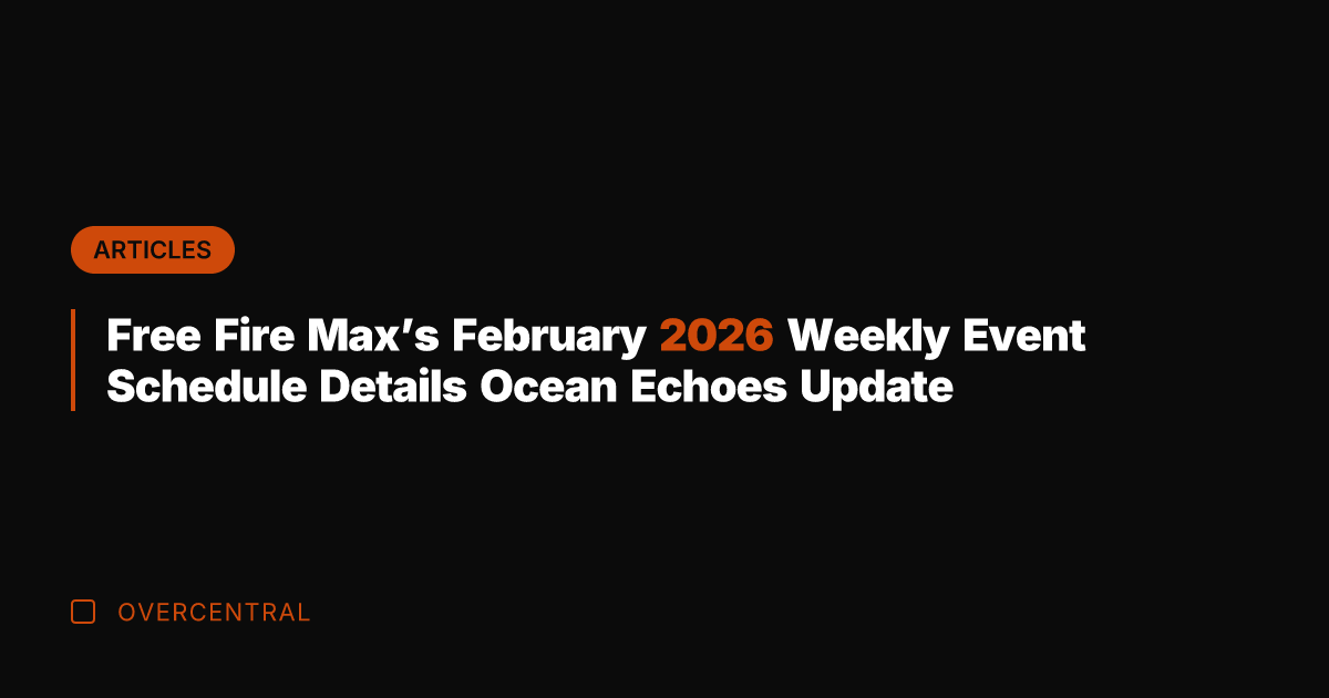 Free Fire Max's February 2026 Weekly Event Schedule Details Ocean Echoes Update