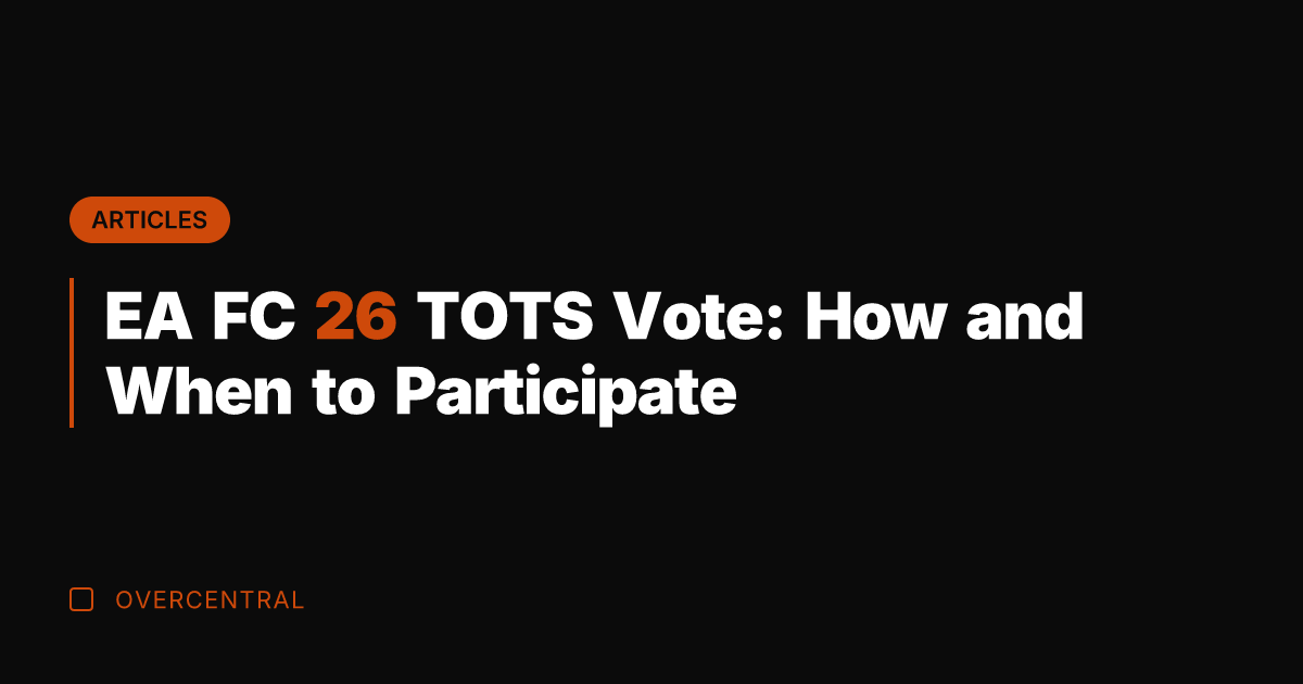 EA FC 26 TOTS Vote: How and When to Participate